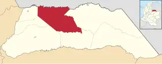 Localisation de Arauquita