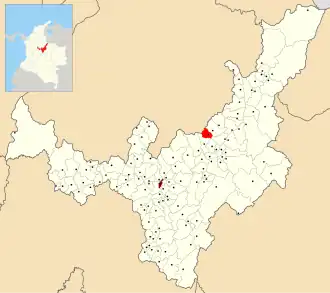 Localisation de Cerinza