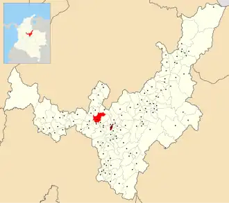 Localisation de Villa de Leyva