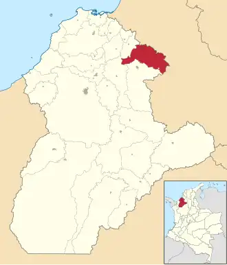 Localisation de Chinú