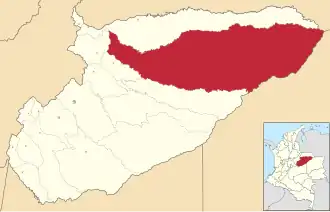 Localisation de Paz de Ariporo