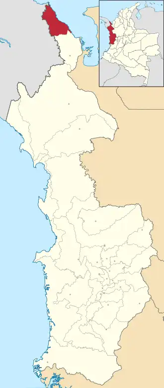 Localisation de Acandí