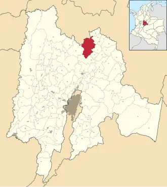 Localisation de Carmen de Carupa