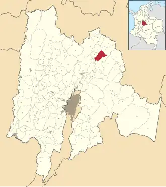 Localisation de Cucunubá