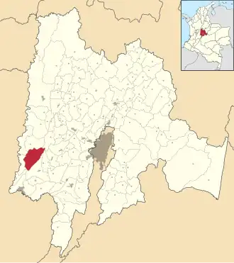 Localisation de Jerusalén