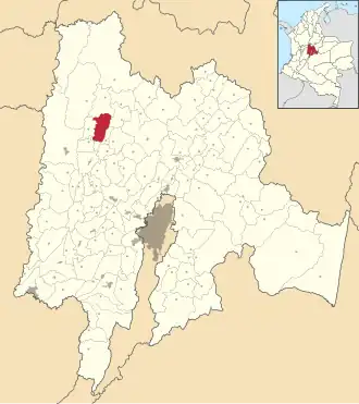 Localisation de La Peña