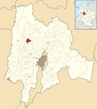 Localisation de Nocaima