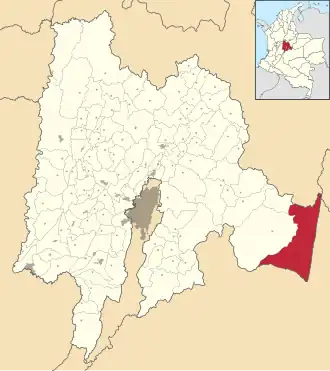 Localisation de Paratebueno