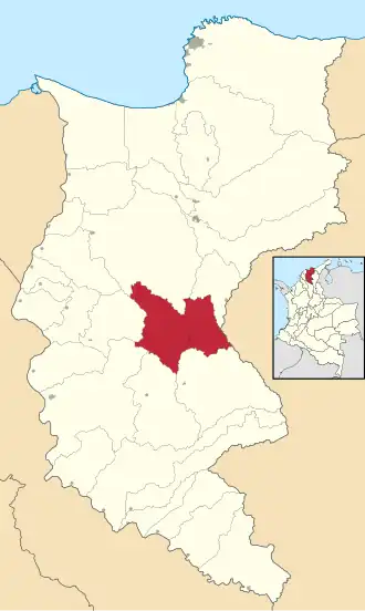 Localisation de Sabanas de San Ángel