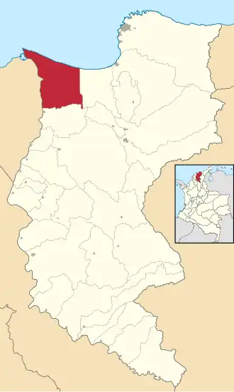 Localisation de Sitionuevo