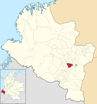 Localisation de Consacá