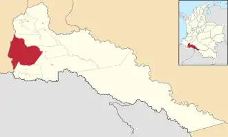 Localisation de Orito