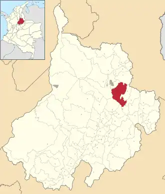 Localisation de Piedecuesta