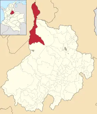 Localisation de Puerto Wilches