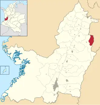 Localisation de Caicedonia