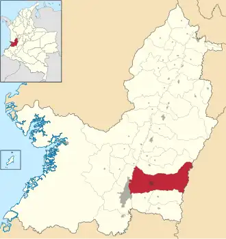 Localisation de Palmira