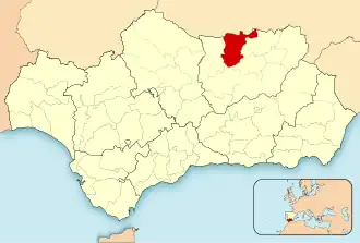 Localisation de Sierra Morena