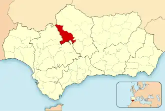 Localisation de Valle Medio del Guadalquivir