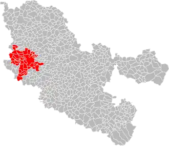 Localisation de Eurométropole de Metz