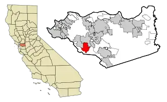 Localisation de Moraga