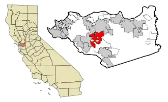 Localisation de Walnut Creek