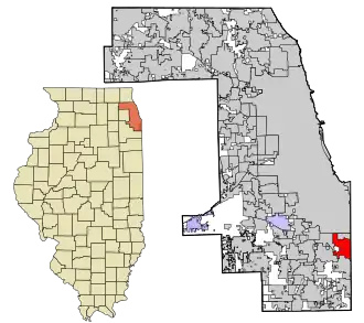 Localisation de Calumet City