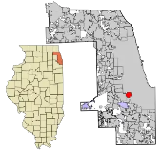 Localisation de Evergreen Park