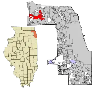 Localisation de Hoffman Estates