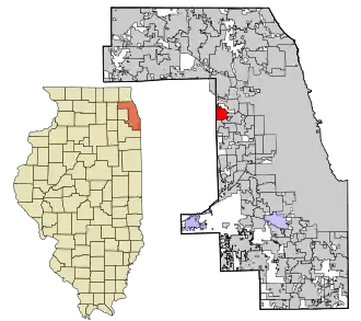 Localisation de Northlake