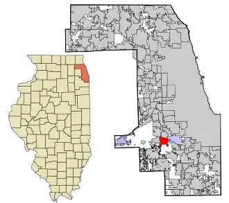 Localisation de Palos Heights
