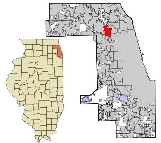 Localisation de Park Ridge