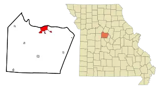 Localisation de Boonville