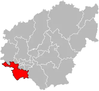 Canton de Saint-Pantaléon-de-Larche