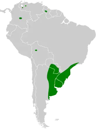 Description de l'image Coturnicops notatus map.svg.