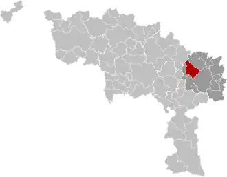 Localisation de Courcelles