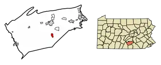 Localisation de Mount Holly Springs
