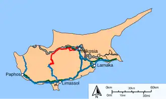 Image illustrative de l’article Route B9 (Chypre)