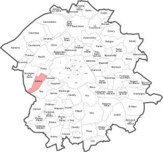 Localisation de Auteuil