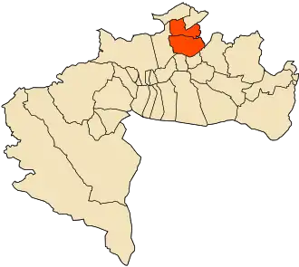 Localisation de Daïra de Djemorah