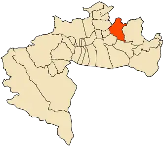 Localisation de M'Chouneche