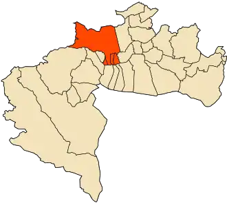 Localisation de Daïra de Tolga