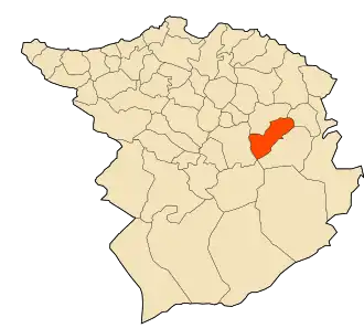 Localisation de Oued Lakhdar