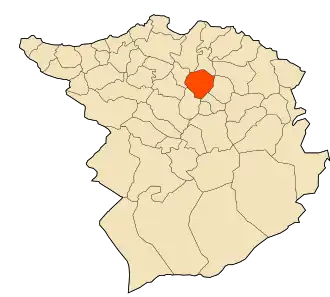 Localisation de Hennaya