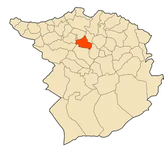 Localisation de Ouled Riyah