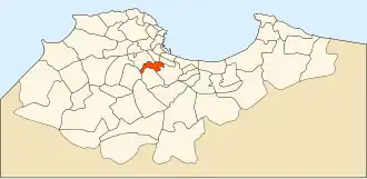 Localisation de Bir Mourad Raïs