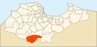 Localisation de Ouled Chebel