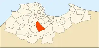 Localisation de Saoula