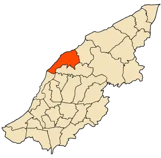 Localisation de Abdelmalek Ramdane