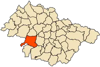 Localisation de Bou Hanifia