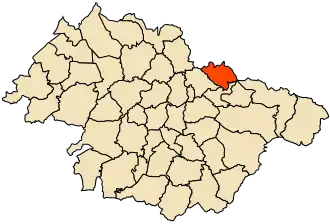 Localisation de El Menaouer